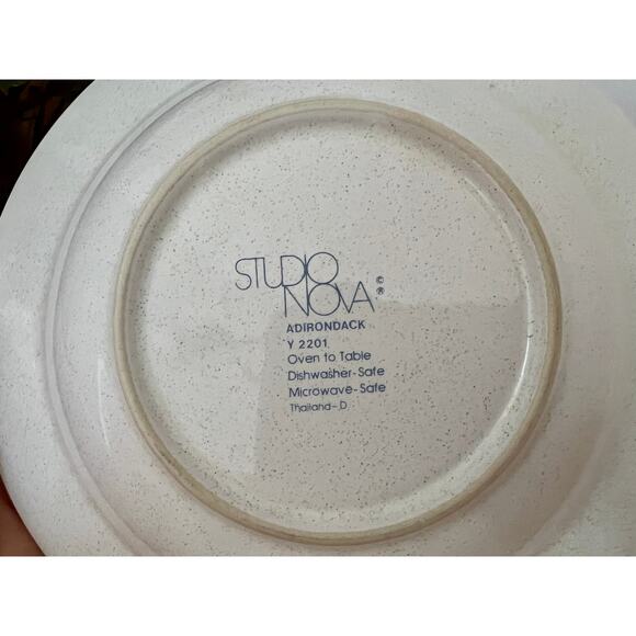 Studio Nova Soup Bowl by Mikasa / Adirondack Southwest Aztec design / Stoneware - Picture 9 of 9